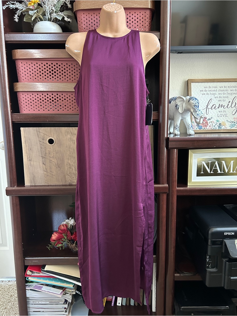 NWT Melrose and Market Women’s Small Purple Maxi Dress